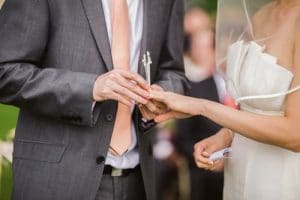 passer la bague au mariage