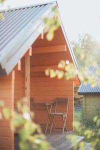 cabane bois jardin