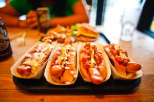 hot dog avec un grille pain