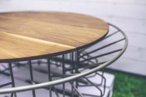 tables basses scandinave bois fer