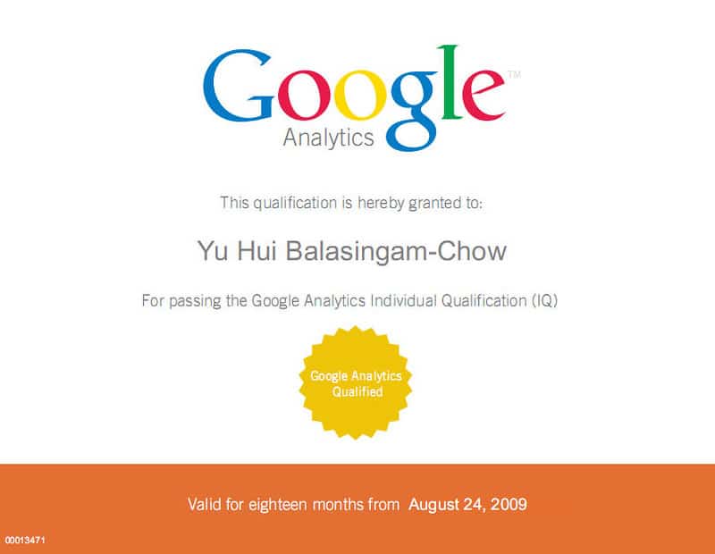 certification google