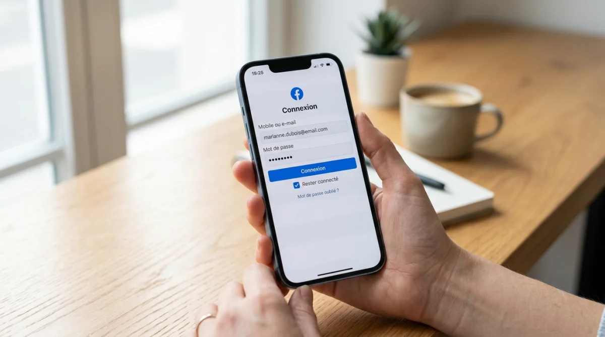 comment se connecter automatiquement sur facebook