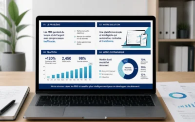 Comment faire un pitch deck investisseurs avec un template