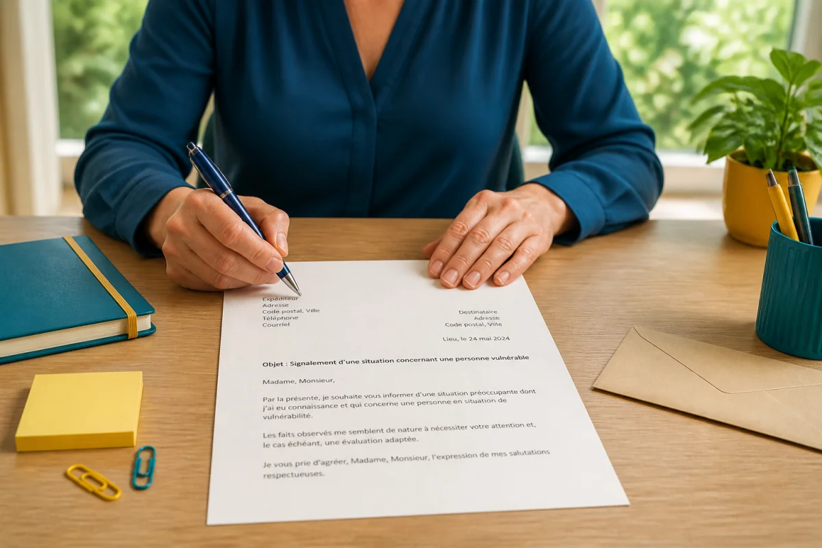 modèle courrier signalement procureur personne vulnérable