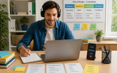 Apprendre le français en ligne avec un plan concret