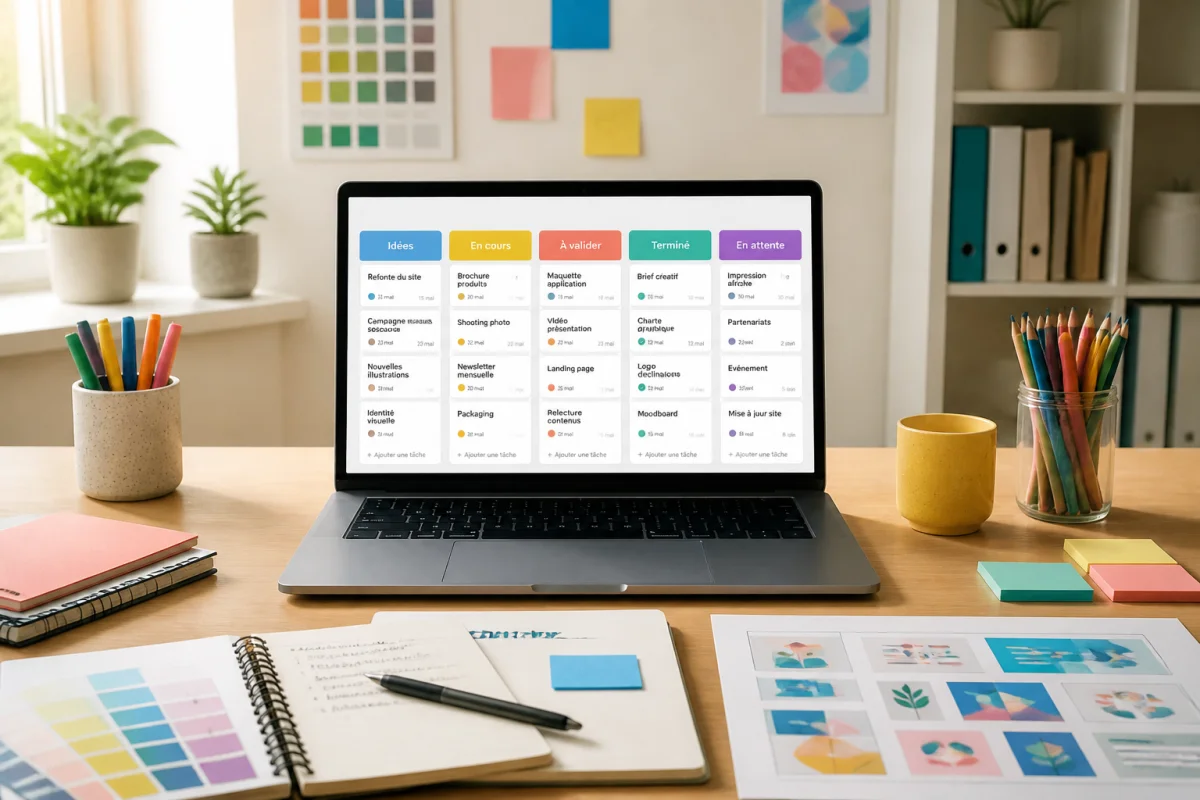 Organiser ses projets créatifs en ligne sans perdre le fil