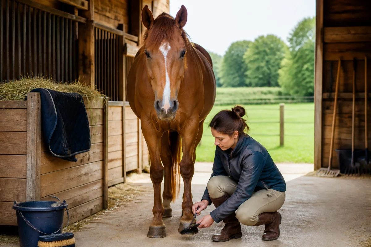 Réussir l’entretien d’un cheval au quotidien